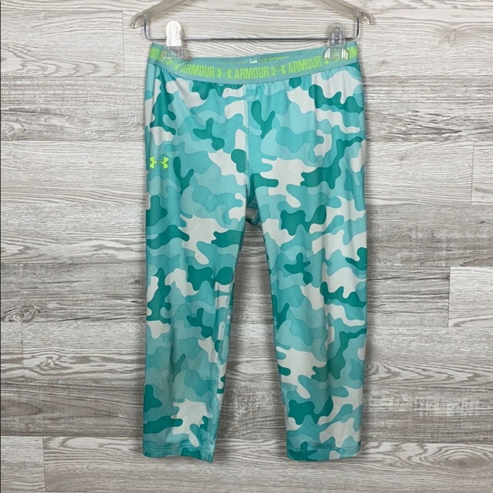 Under Armour Teal Camouflage Leggings